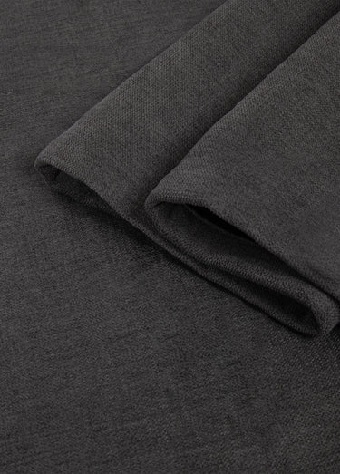 Rideau thermique occultant tissage jacquard finition oeillets Gris Anthracite