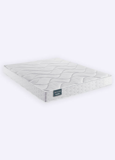Matelas ferme mousse haute résilience, haut. 18cm Blanc