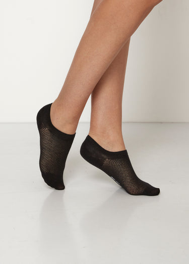 Protège-pieds en coton majoritaire Noir