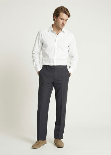 Pantalon ceinture ajustable invisible polyester Anthracite