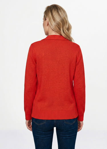 Veste gilet court épais Framboise