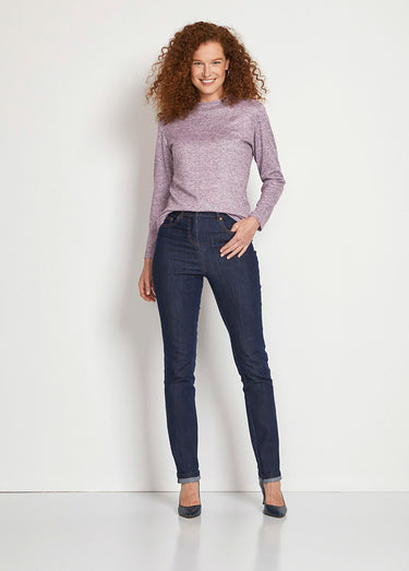 Sous-pull chaud court col montant Uni Parme