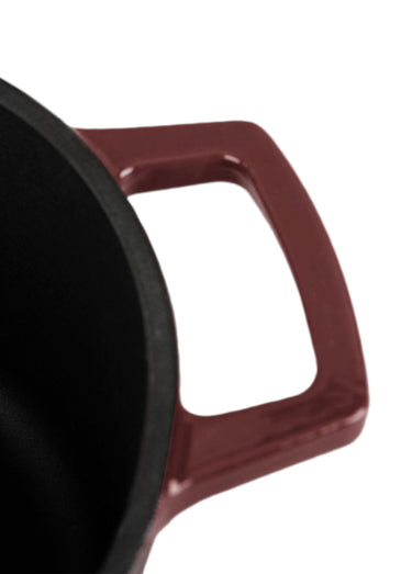 Cocotte fonte ronde 20cm, Masseiron 1M Bordeaux