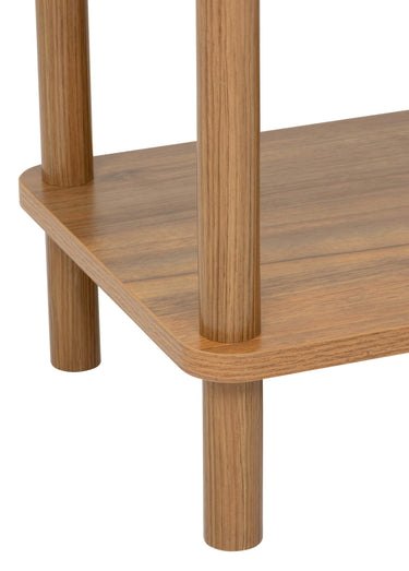 Etagère rectangle sur pieds, 3 niveaux Naturel