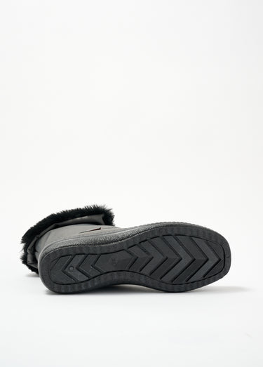 Boots zippées imperméables grande largeur Gris