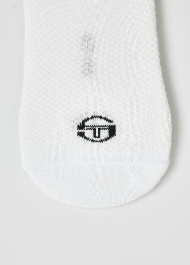 Socquettes de sport invisibles de marque Blanc