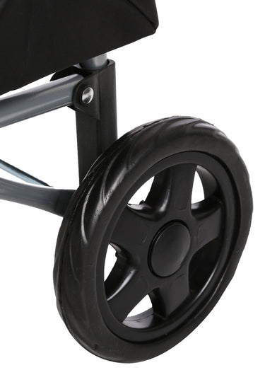Chariot de courses pliant format XL Noir