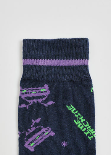Paire de chaussettes Retour vers le Futur Violet