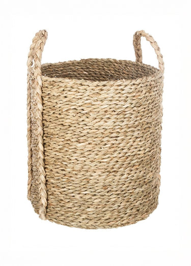 Set de 3 paniers ronds, roseau tressé Rond