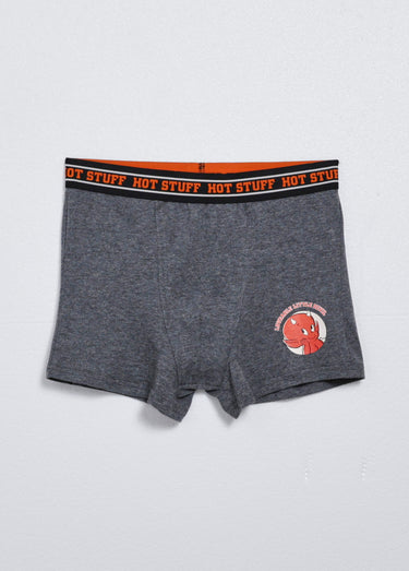 Boxer homme avec licence Hot Stuff Gris Fonce