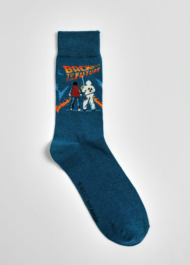 Paire de chaussettes Retour vers le Futur Bleu