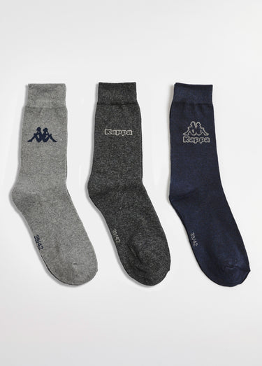Chaussettes assorties coton majoritaire Bleu