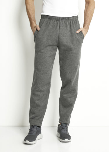 Pantalon de jogging molleton ceinture élastiquée Gris Anthracite