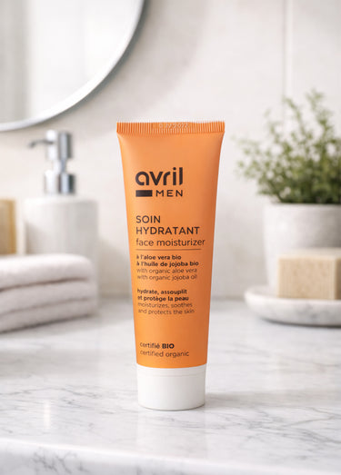 Soin hydratant BIO pour homme Blanc