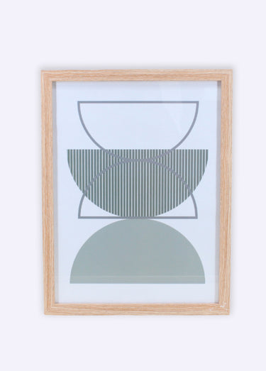 Affiche encadrée 33x43cm thème graphique Naturel