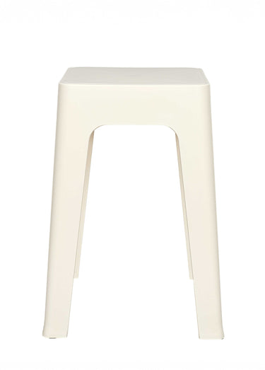 Tabouret de jardin empilable design Creme