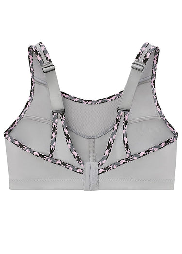 Brassière Sport anti-rebondissements Gris Argenté