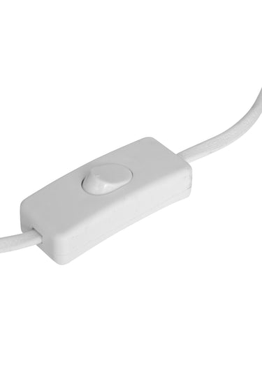 Lampe avec pied céramique ondulé Beige