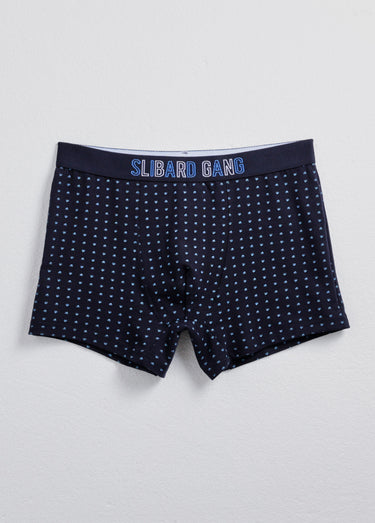 Boxers fantaisie assortis unis et pois Assortis Gris