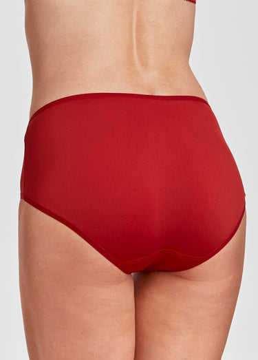 Culotte invisible seconde peau, BASIC Carmin