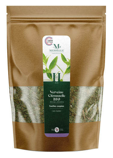 Verveine citronnelle BIO, feuilles coupées