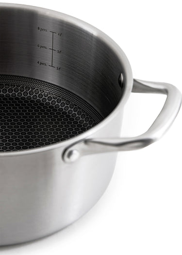 Marmite 24cm triplex + couvercle Blackcube Gris