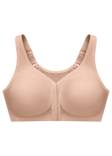 Soutien-gorge MagicLift Grandes Tailles Aide à la Posture, Fermeture Frontale, Sans Armatures n°1265 Chair