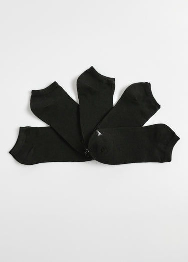 Lot de 5 Socquettes unies Noir
