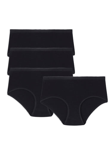 Culotte taille normale galbante - lot de 3 + 1 GRATUITE Noir Lot3+1Grat