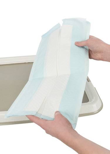 Bac toilettes pour chien NAPPY LOO Blanc