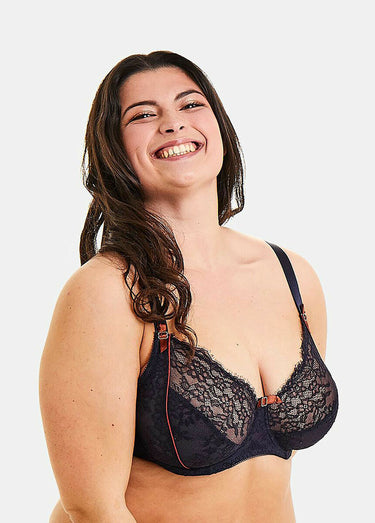 Soutien-gorge ampliforme, grand maintien Bleu