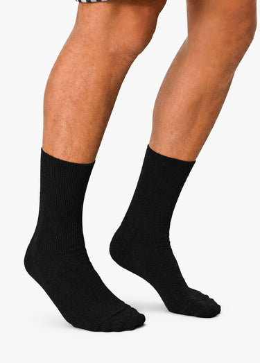 Mi-chaussettes sans compression chauds - lot de 2 paires Noir Lot2