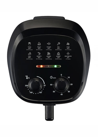 Friteuse à air chaud 3,2L gain de place Noir