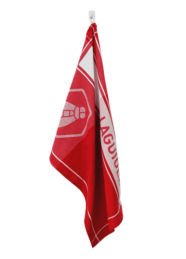Lot de 3 torchons jacquard assortis, Miel 2R Rouge