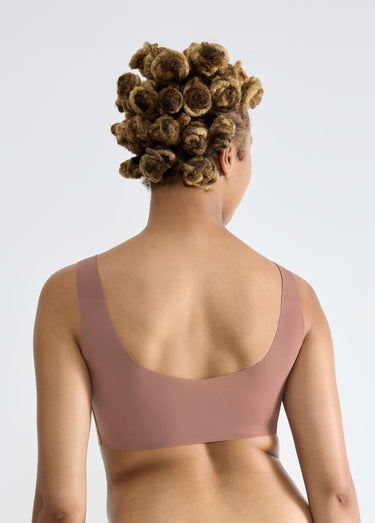 Brassière invisible microfibre Cacao