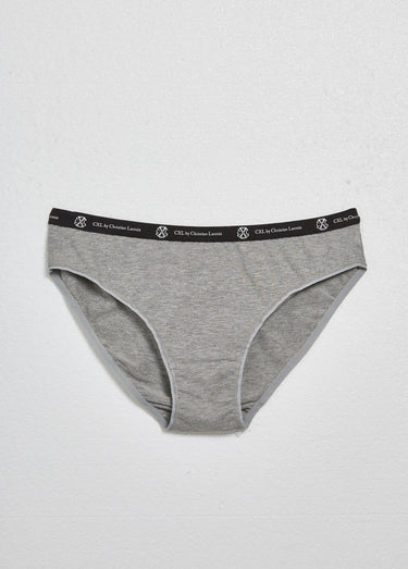 Culottes ceinture élastiquée, assorti Gris