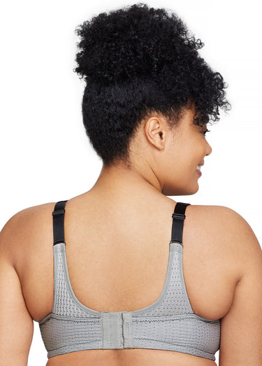 Soutien-gorge Sport contrôle réglable Noir/Gris