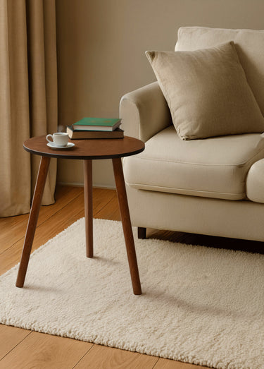 Table d'appoint en bois forme trépied Bois