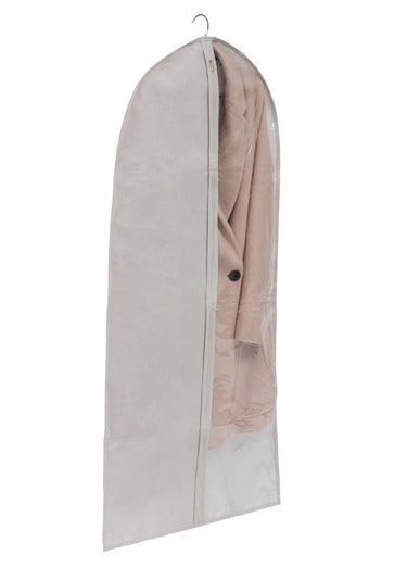 Housse rangement vêtement 115cm, clair Beige