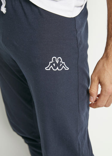 Pantalon de survêtement bas resserré Marine