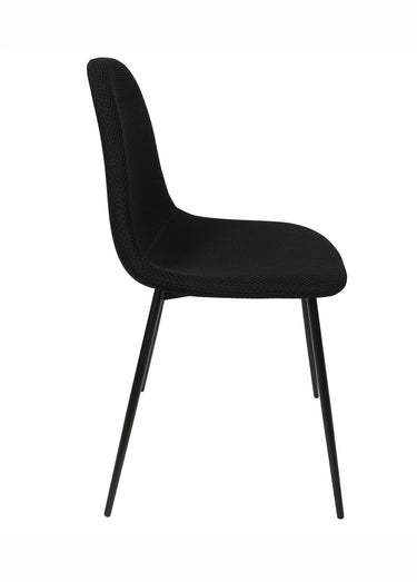 Set 4 Chaises design maille mesh ATOME Noir