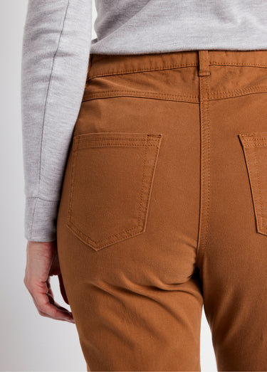 Pantalon droit 5 poches coton stretch Ecureuil