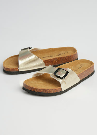 Mules avec boucle et semelle anatomique Dore