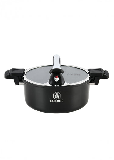 Cuiseur 28cm Temps de cuisson rapide Noir