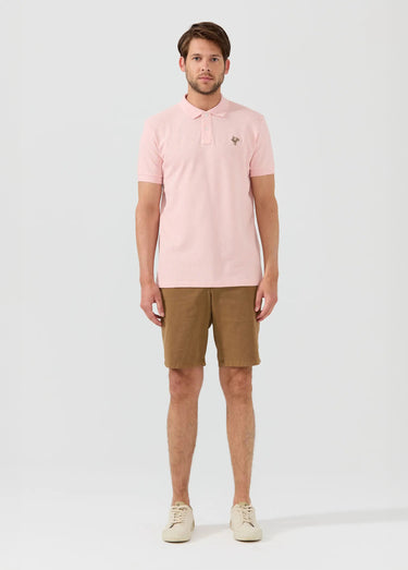 Bermuda chino en toile poches italiennes Brun