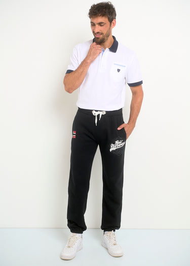 Pantalon de jogging avec logos Noir