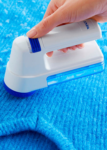 Rasoir lainages électrique anti-peluches Blanc/Bleu