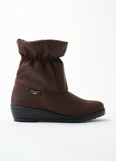 Boots imperméables grande largeur Marron