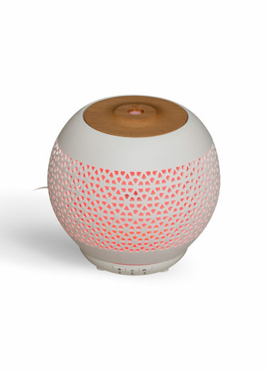 Diffuseur ajouré d'huiles essentielles Blanc