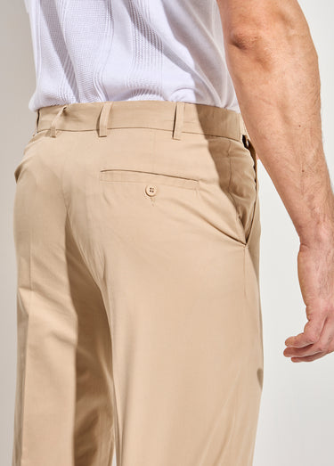 Pantalon ceinture ajustable invisible polycoton Beige
